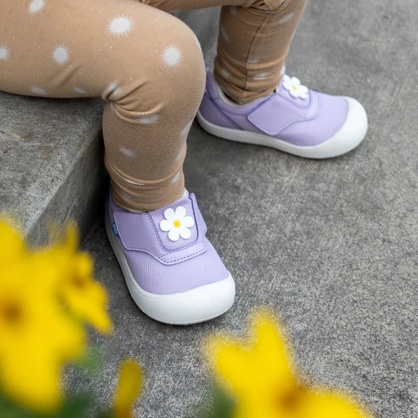 Jan & Jul Purple Daisy Mini-Flyer Sneakers SPN