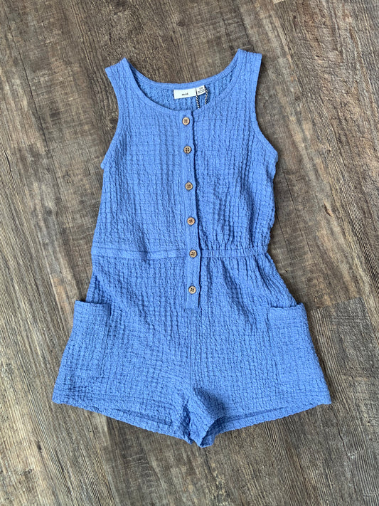 MID Crinkle Knit Romper SPN