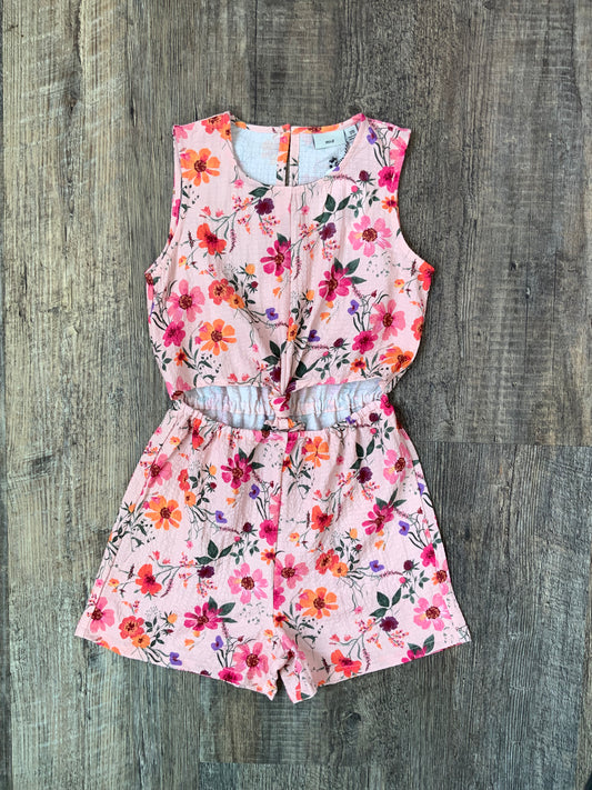MID Floral Crinkle Romper SPN
