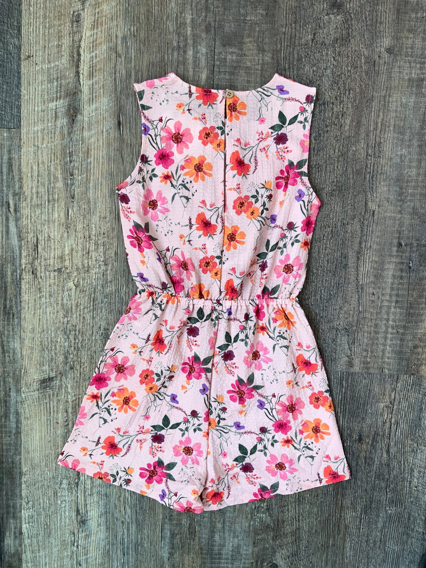 MID Floral Crinkle Romper SPN