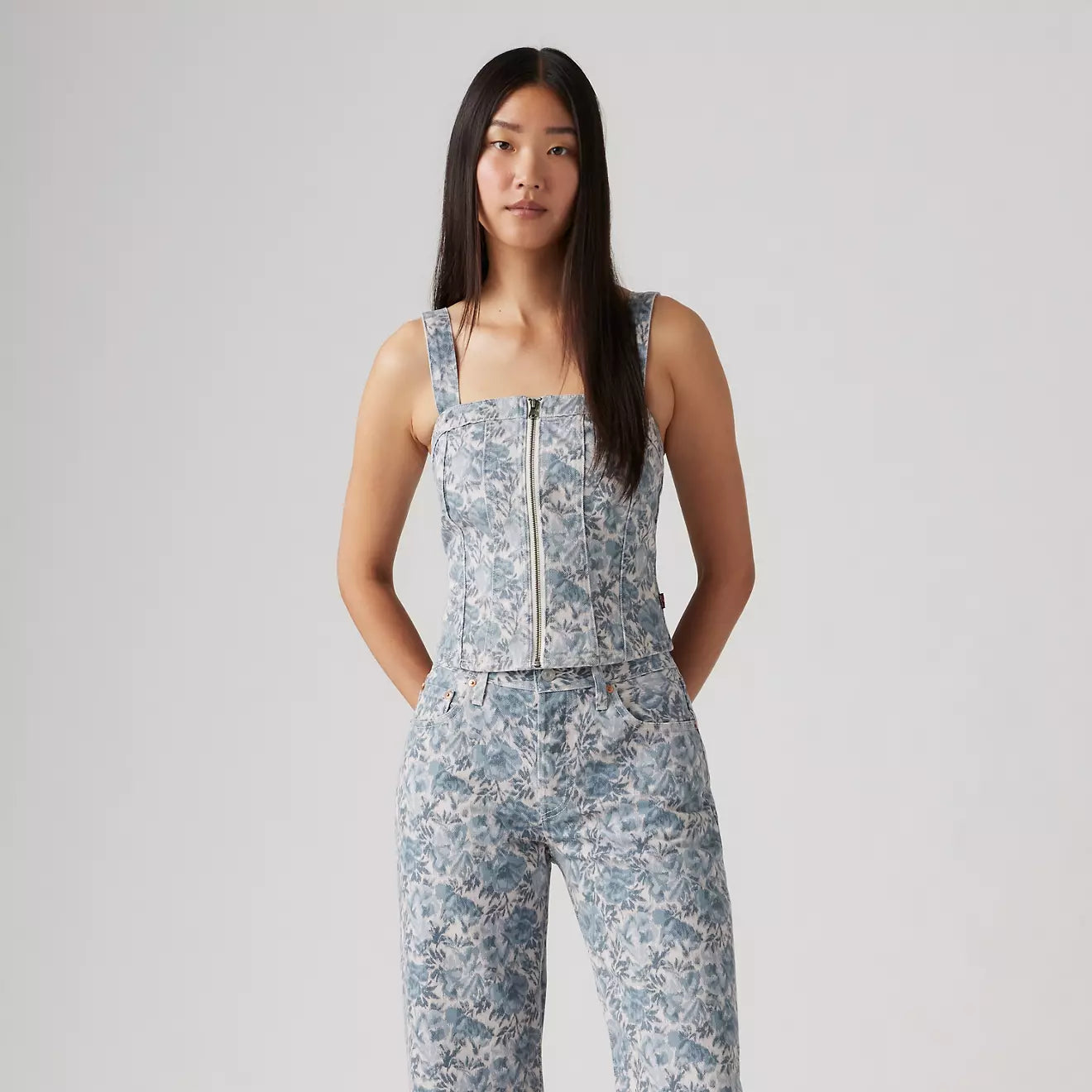 Levi’s Floral Sculpted Bustier Top SPN