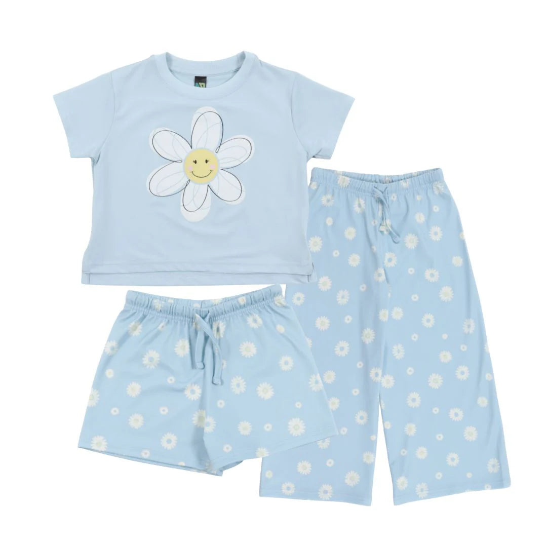 Nano 3 Piece Daisy Pajama Set SPN