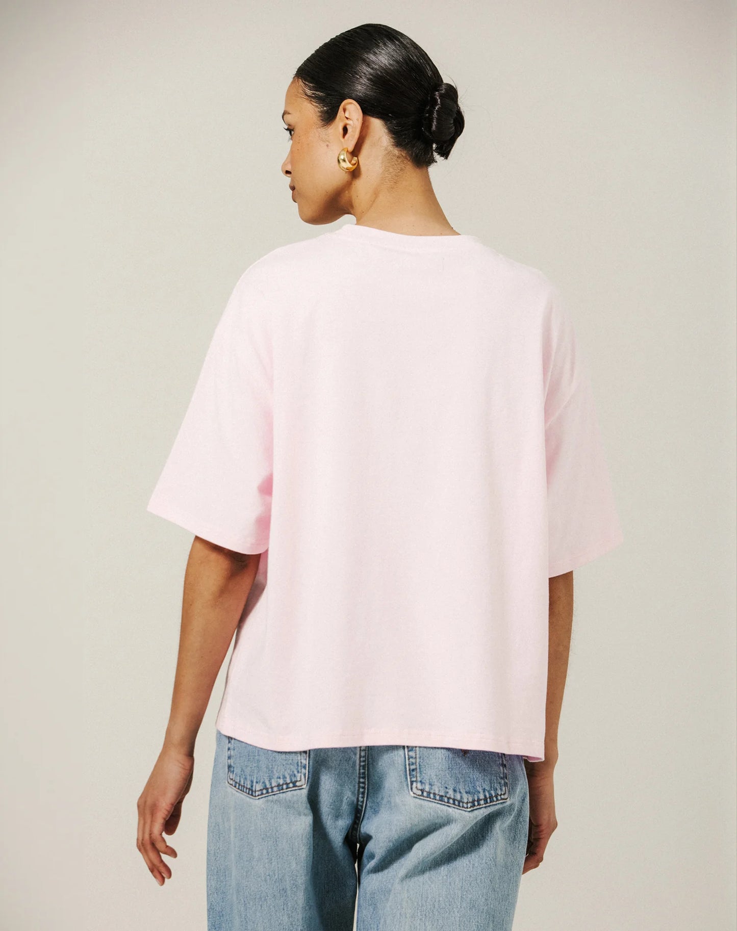Brunette the Label Rose Boxy Tee