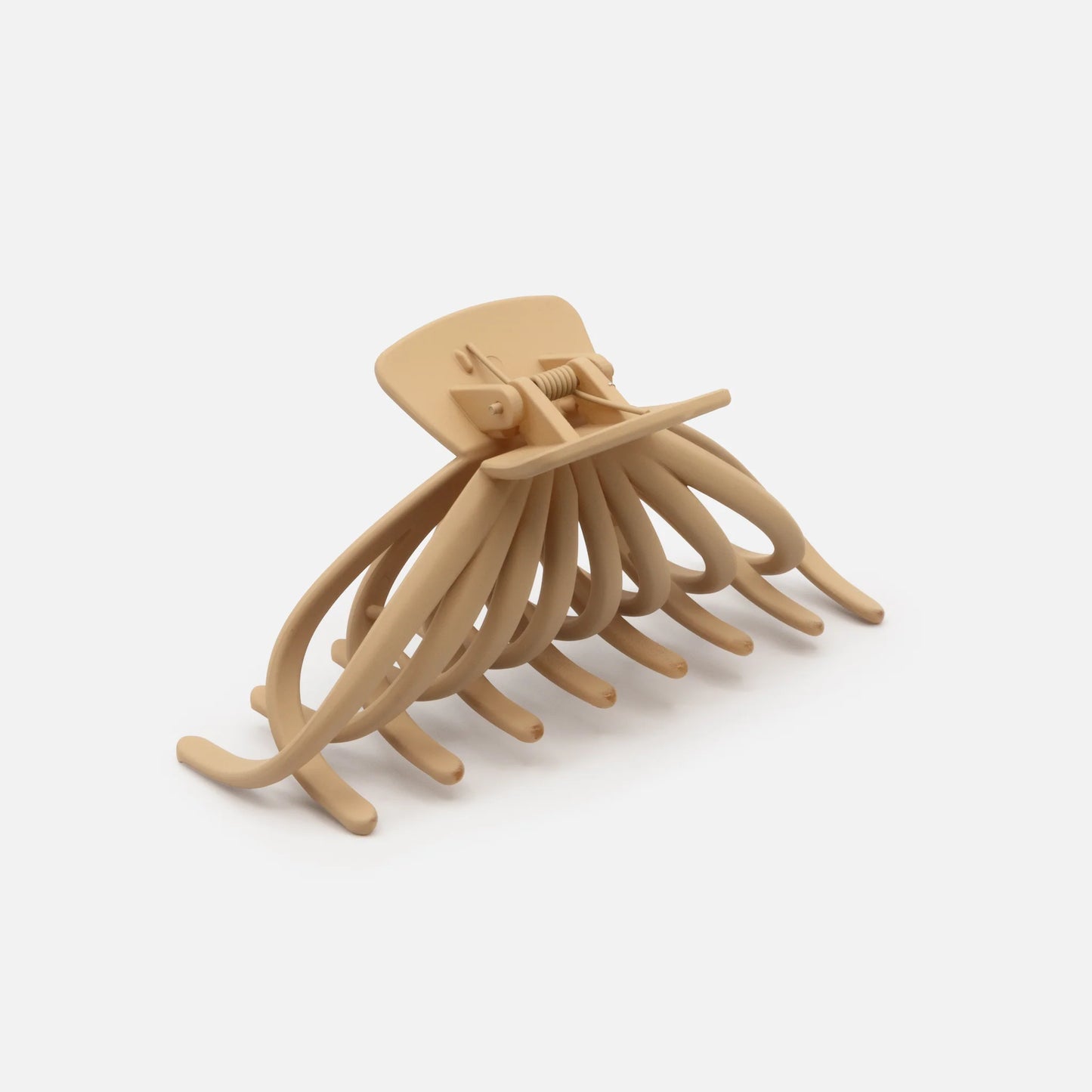 Bizou Mat Beige Octopus Claw Clip
