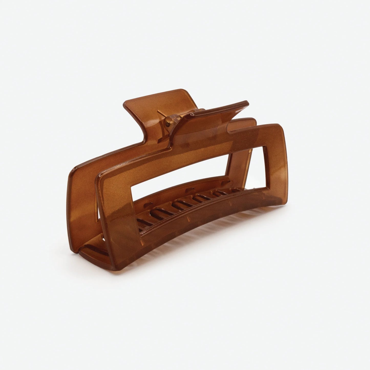 Bizou Translucent Brown Jumbo Claw Clip