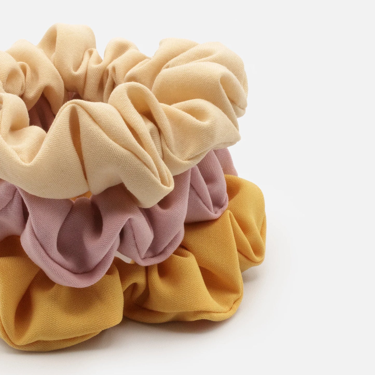 Bizou Thin Scrunchie Trio