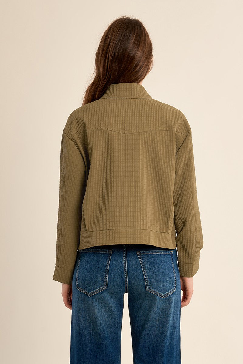 Molly Bracken Khaki Quilted Jacket SP
