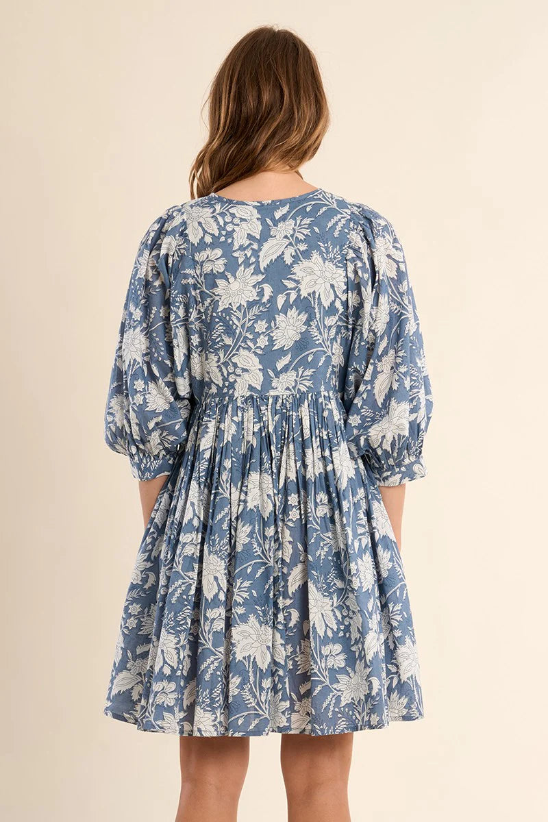 Molly Bracken Blue Diviya Woven Dress SP