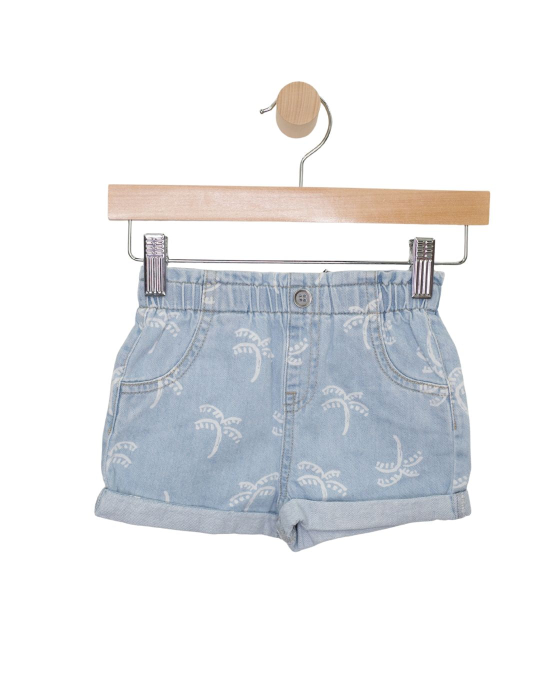 MID Denim Palm Tree Shorts SP