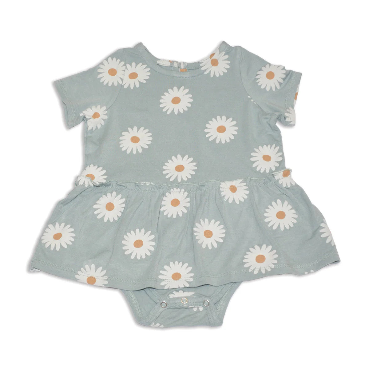 Silkberry Bamboo Daisy Skirt Bodysuit