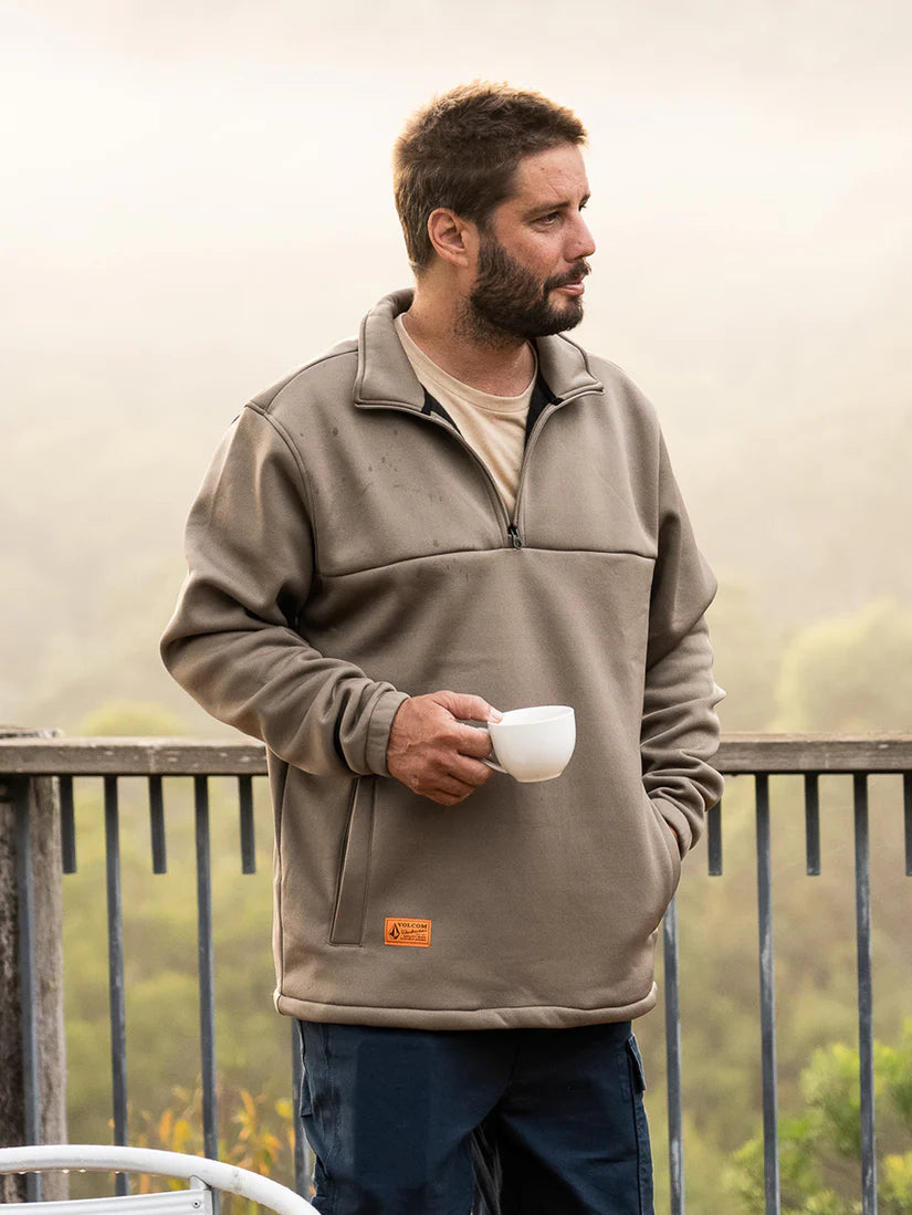 Volcom Workwear Mock 1/4 Zip SPN