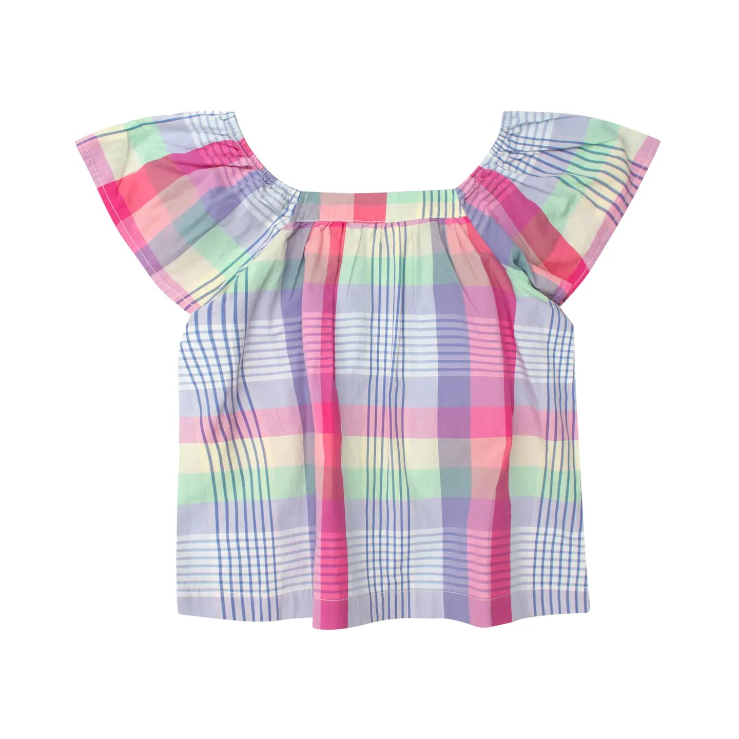 Silver Flutter Short Sleeve Top SPN