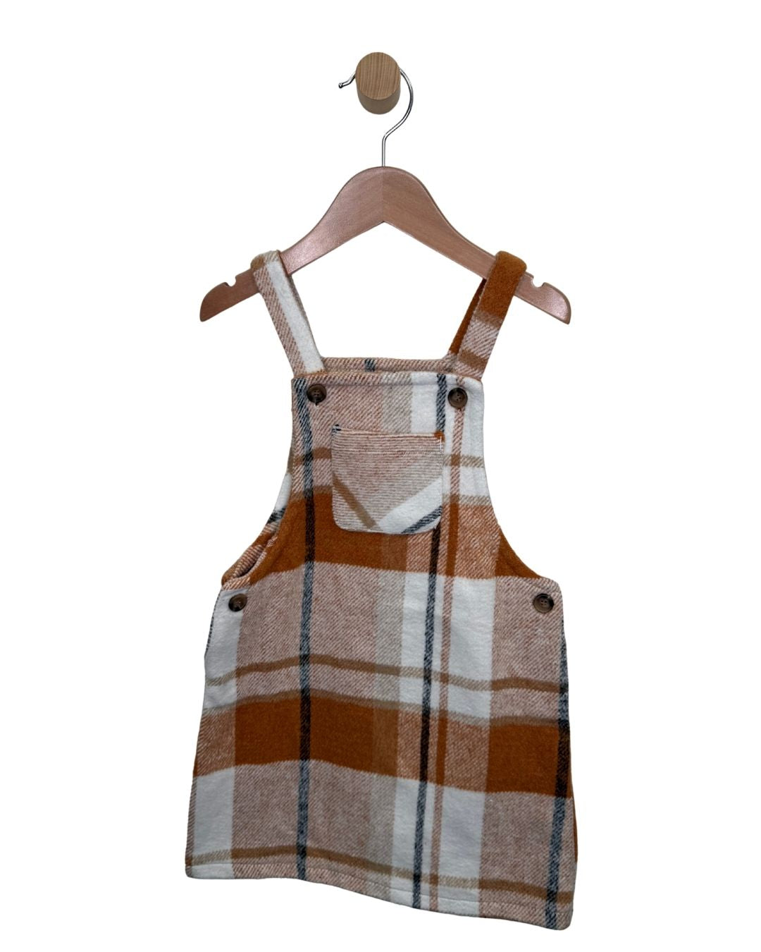 MID Brown Overall Skirt 02-08