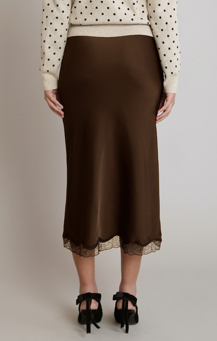 DEX Satin Lace Skirt 02-09