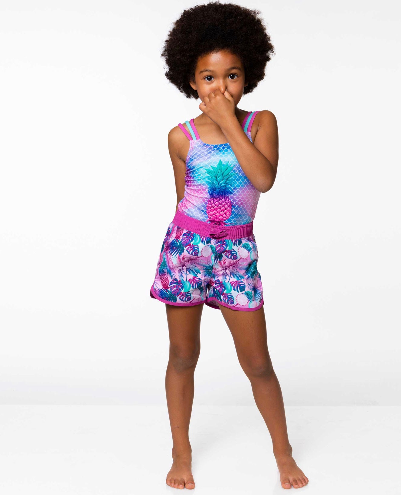 Deux Par Deux Pineapple Boardshorts-SP23