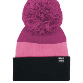 Headster Baby Toques W24  Pink/Black Toque
