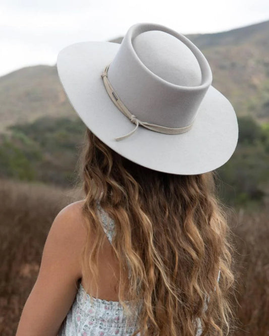 Brixton Vale Beige Hat W24