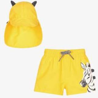 Mayoral Yellow Zebra Swimsuit 2-Pc Set SP23