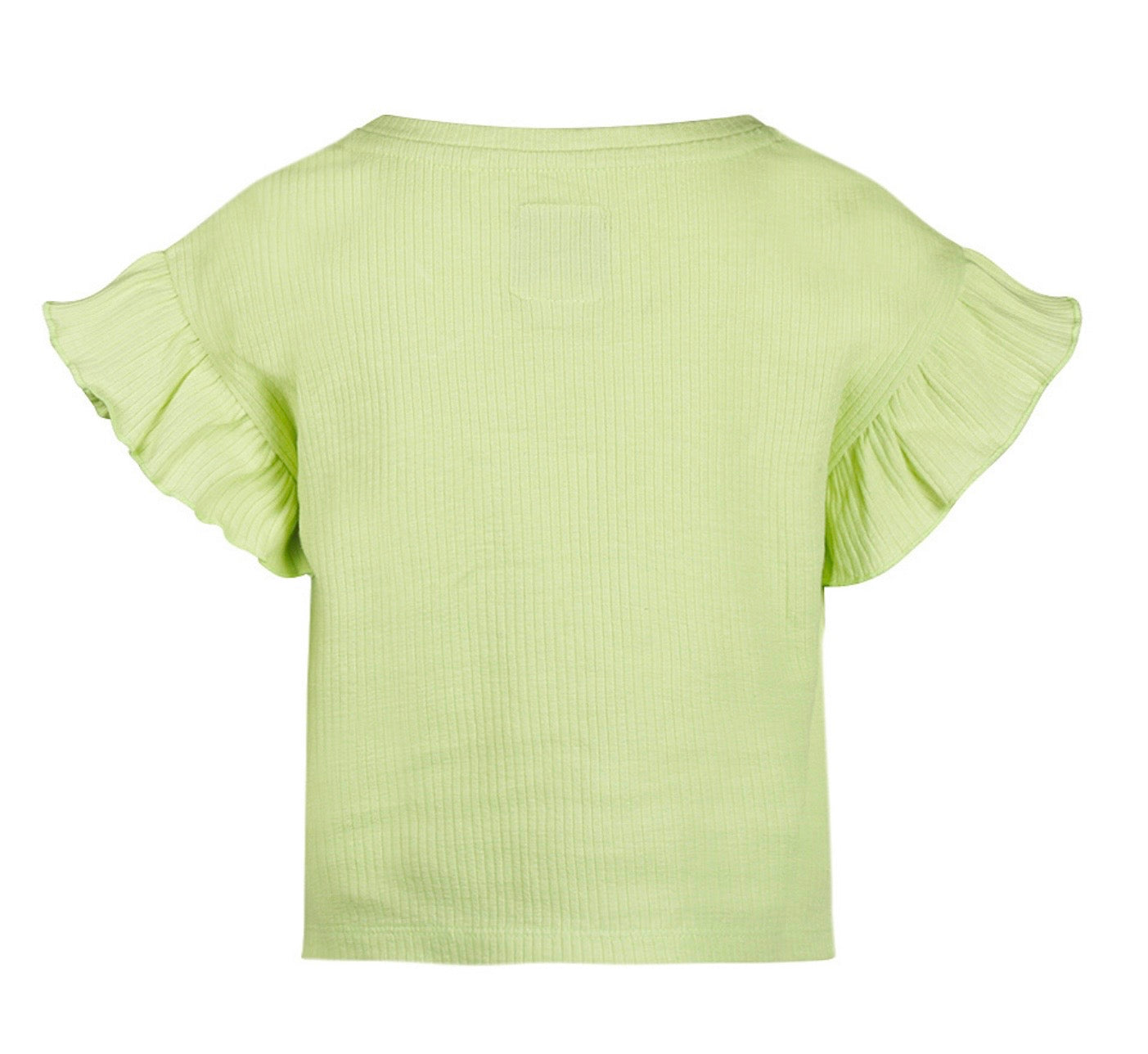 Koko Noko Pistachio Green Ruffle T-Shirt SP