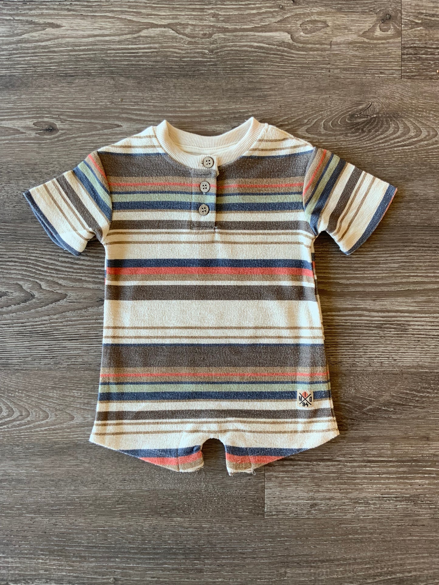 MID Mocha Striped Romper SP
