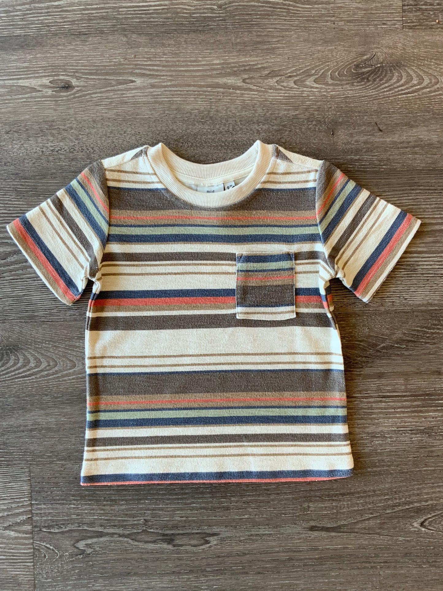 MID Mocha Striped T-Shirt SP