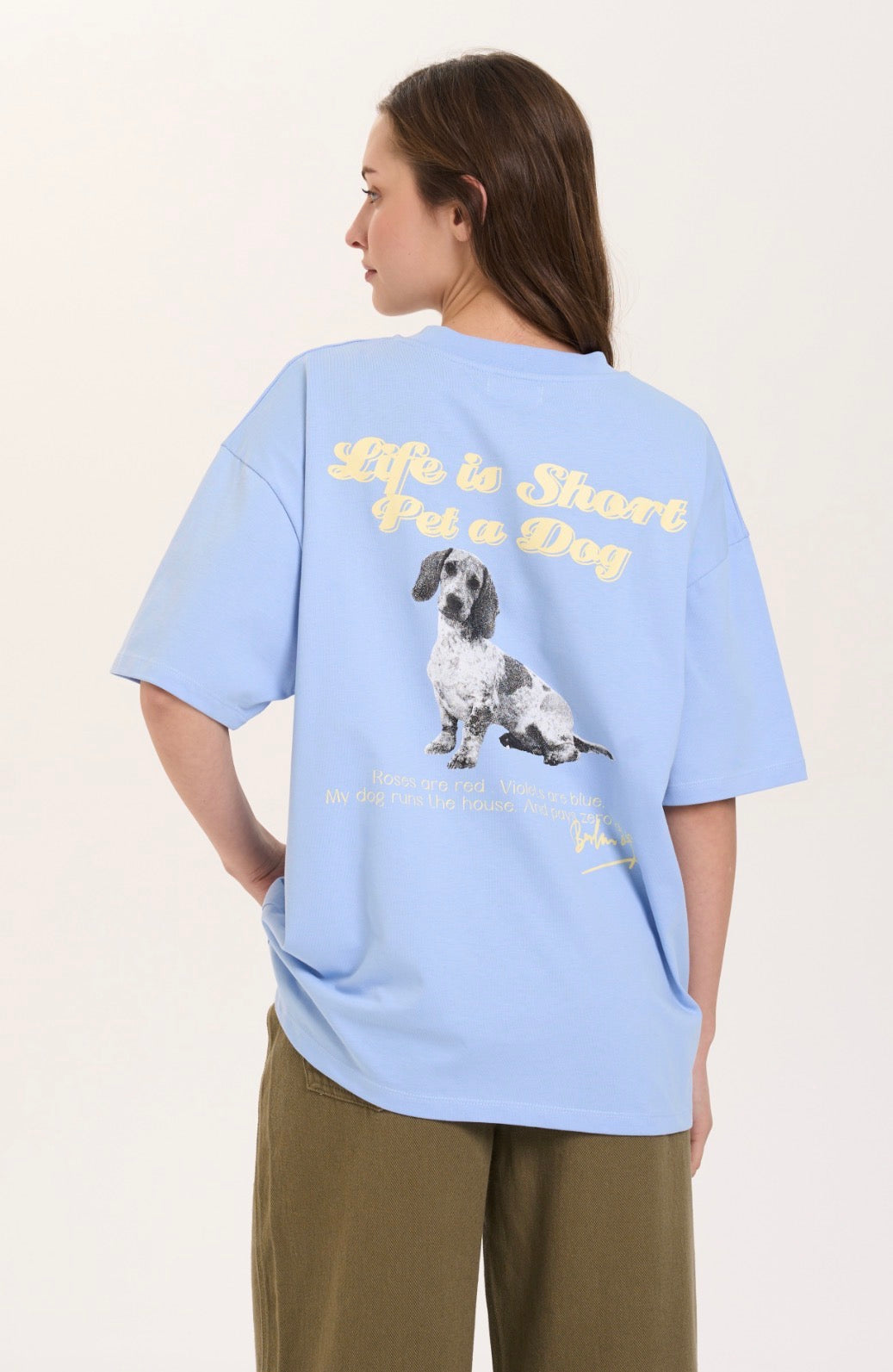 24 Colours Blue Dog Shirt 02-08