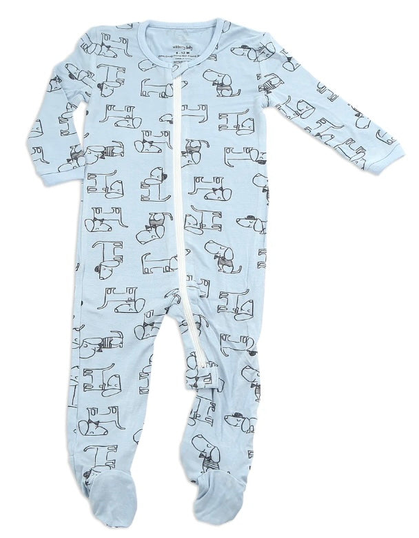 Silkberry Bamboo Dog Print Sleeper SPN
