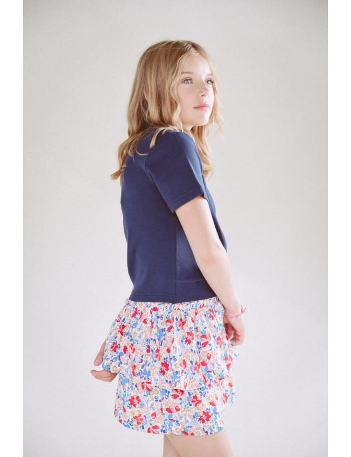 Mini Molly Flower Shorts-SP22