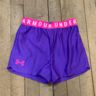 Under Armour Girls Sports Shorts SP23 Grape
