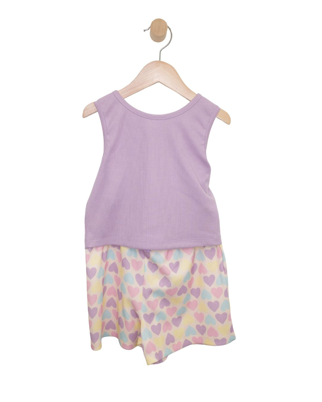 MID 2 Piece Heart Short Set SP
