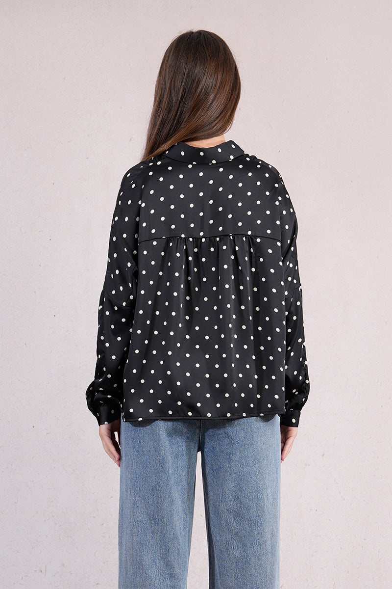 Molly Bracken Polk-a-Dot Button Down FN