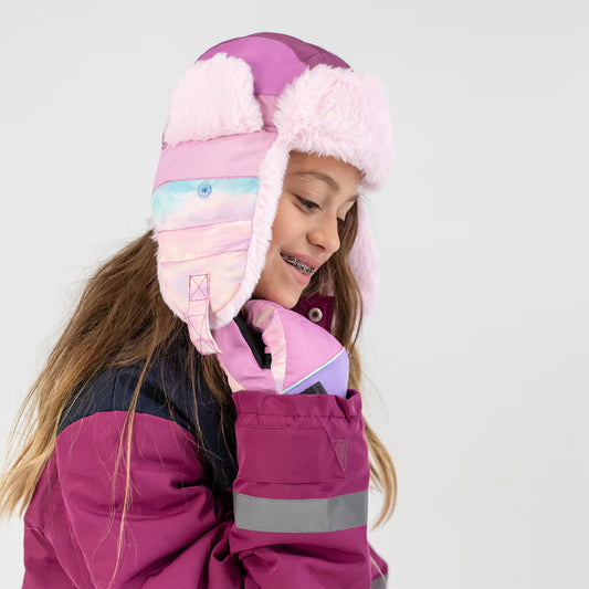 WinterProof Pink Trapper Hat