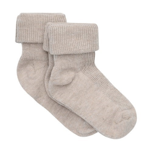 Minymo Baby Rib Socks with Fold 2-Pack 02-10