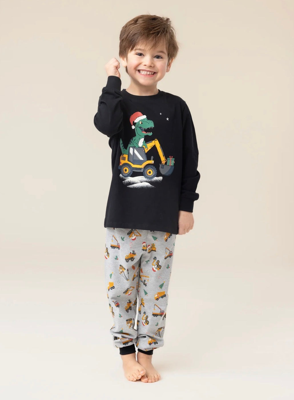 Nano Glow In The Dark T-Rex Christmas Pyjamas  02-09