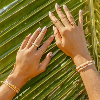Pura Vida Venice Bead Stretch Bracelet