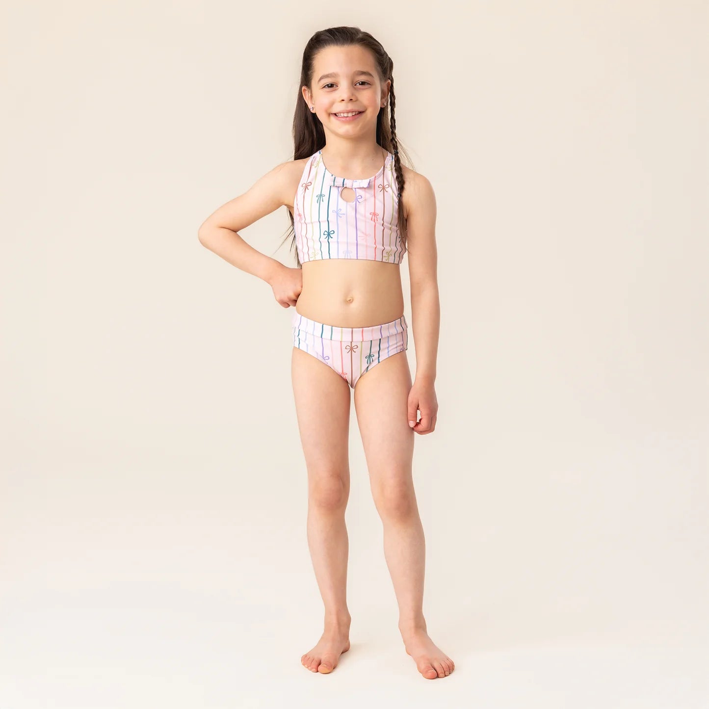 Nano 2-Piece Ivory Bow Swimsuit SP
