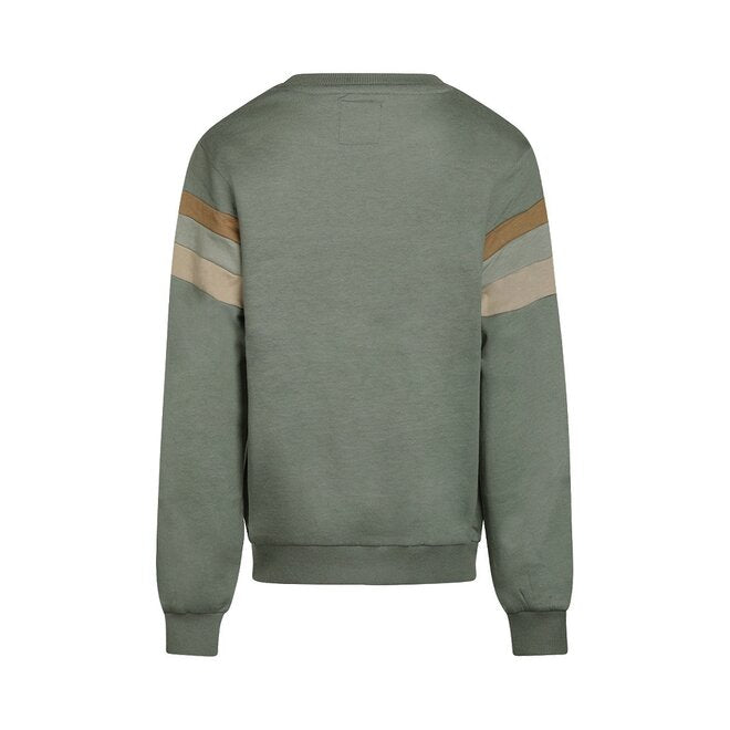 No Way Monday Faded Green Sweater FN
