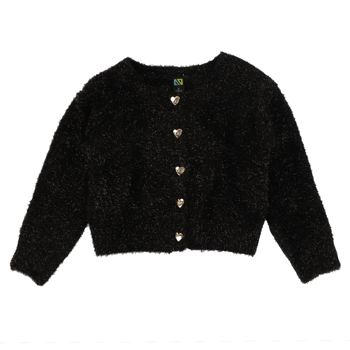 Nano Black Tinsel Cardigan 02-09