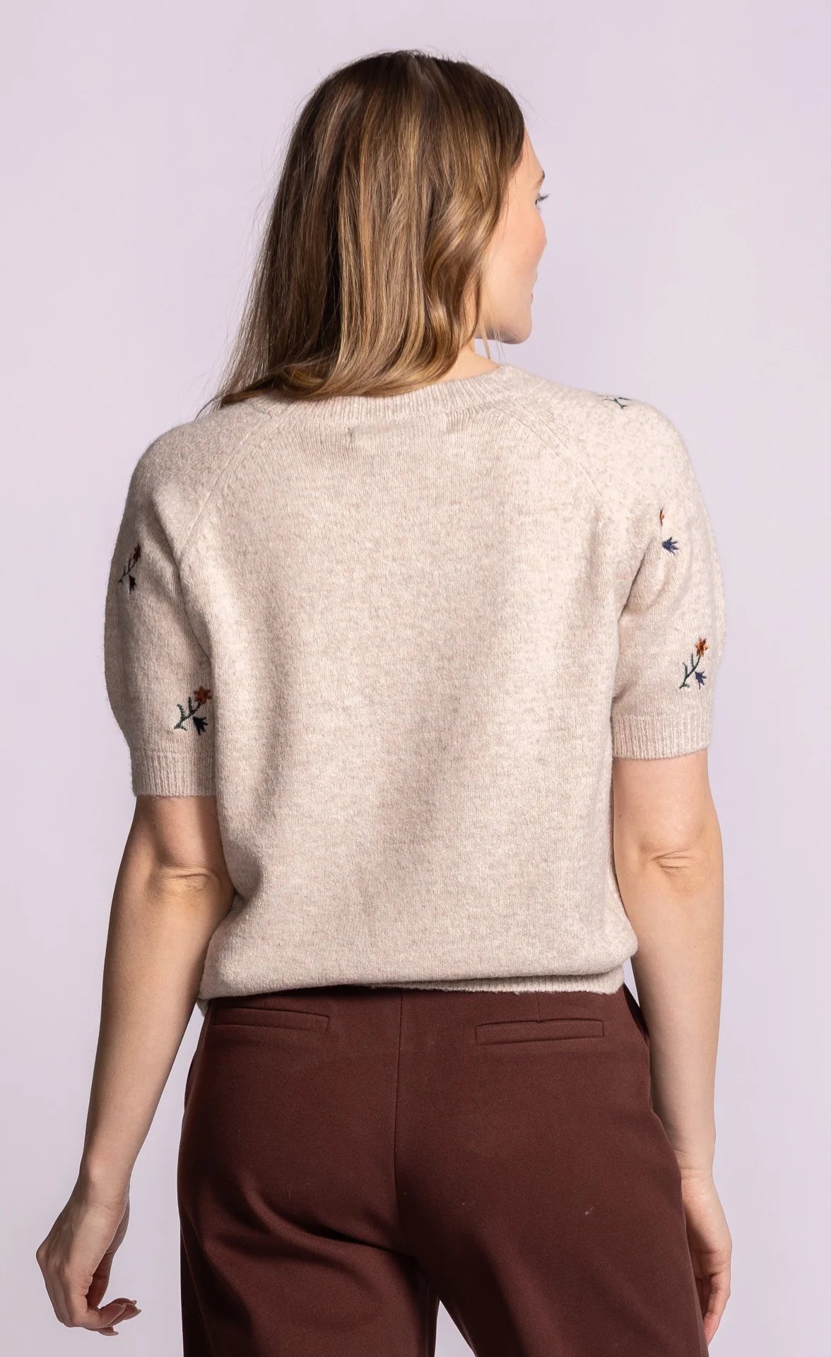 Pink Martini Marcella Flowered Sweater 02-08