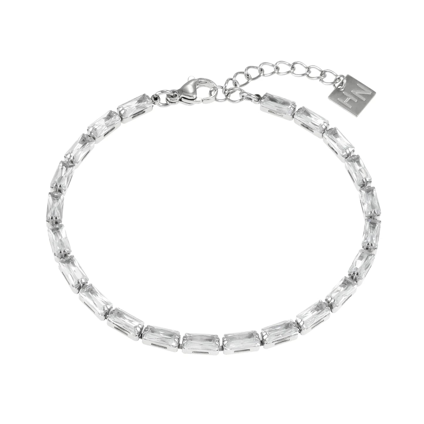 Hackney Ning Mellisa Silver Tennis Bracelet