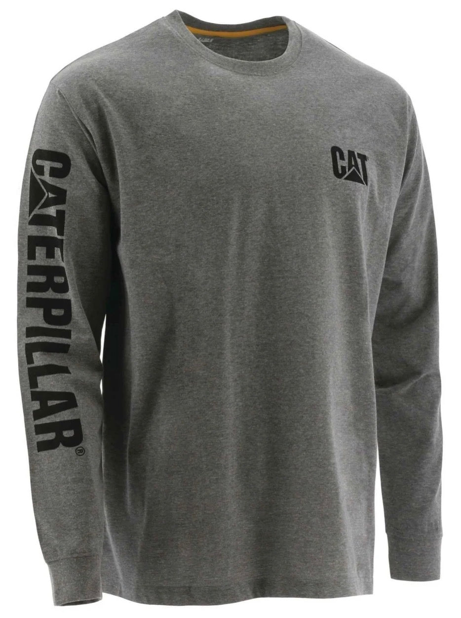 CAT Trademark Banner Long Sleeve Shirt 02-08