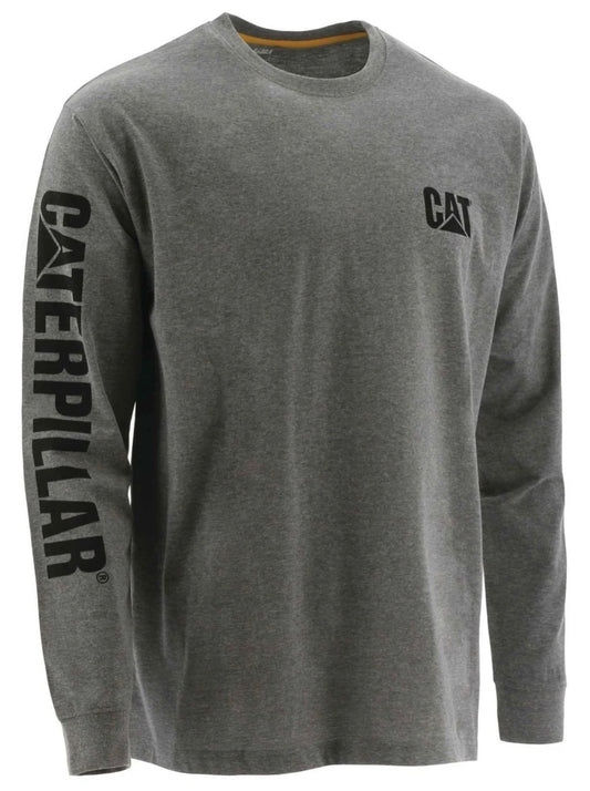 CAT Trademark Banner Long Sleeve Shirt 02-08