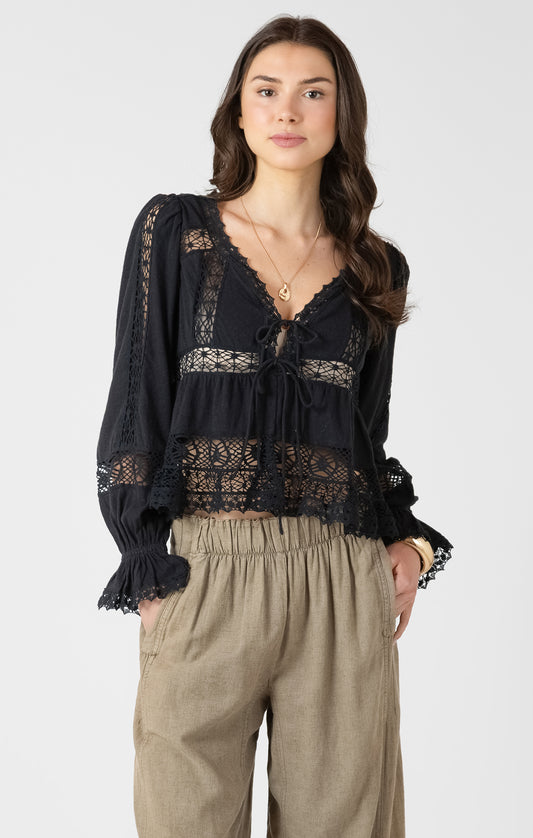 Dex Lace Trim Top SP