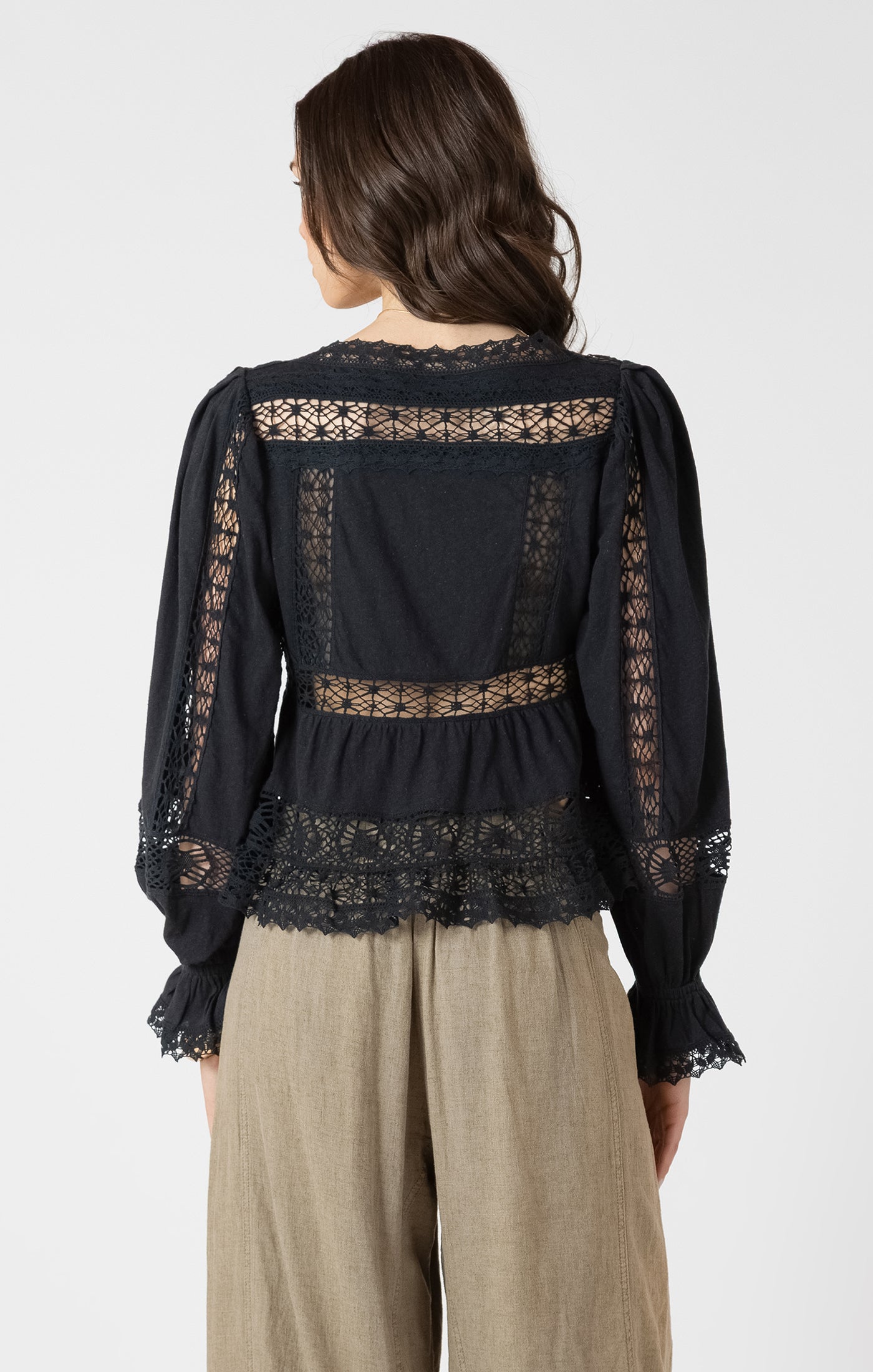 Dex Lace Trim Top SP