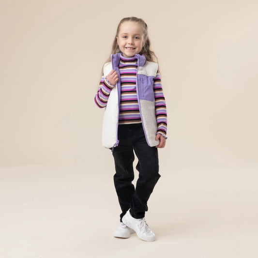 Nano Lilac Quilted Reversible Vest 02-08