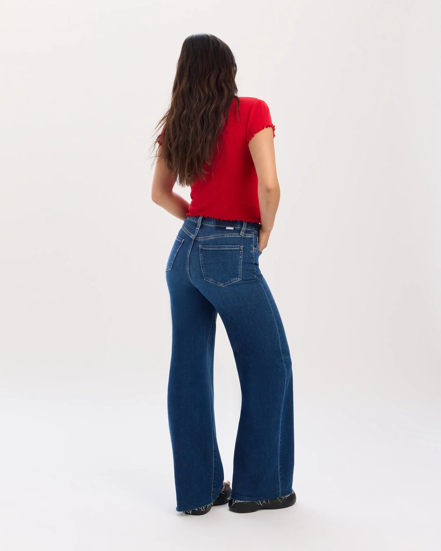 Daze Far Out High Rise Wide Leg Waterfall 02-07