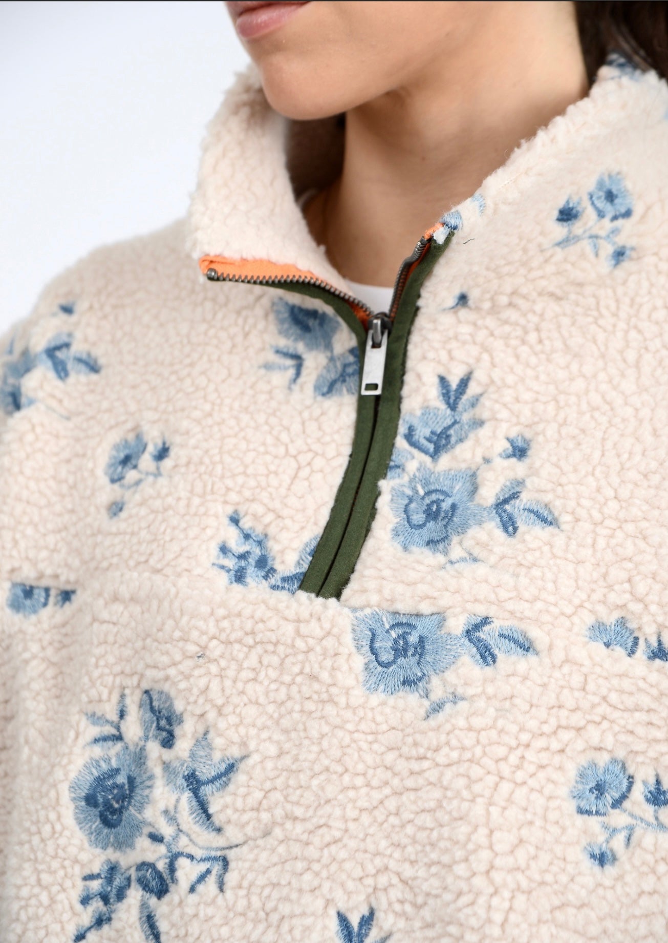 RD Poppy Mock Neck 1/4 Zip Jacket FN