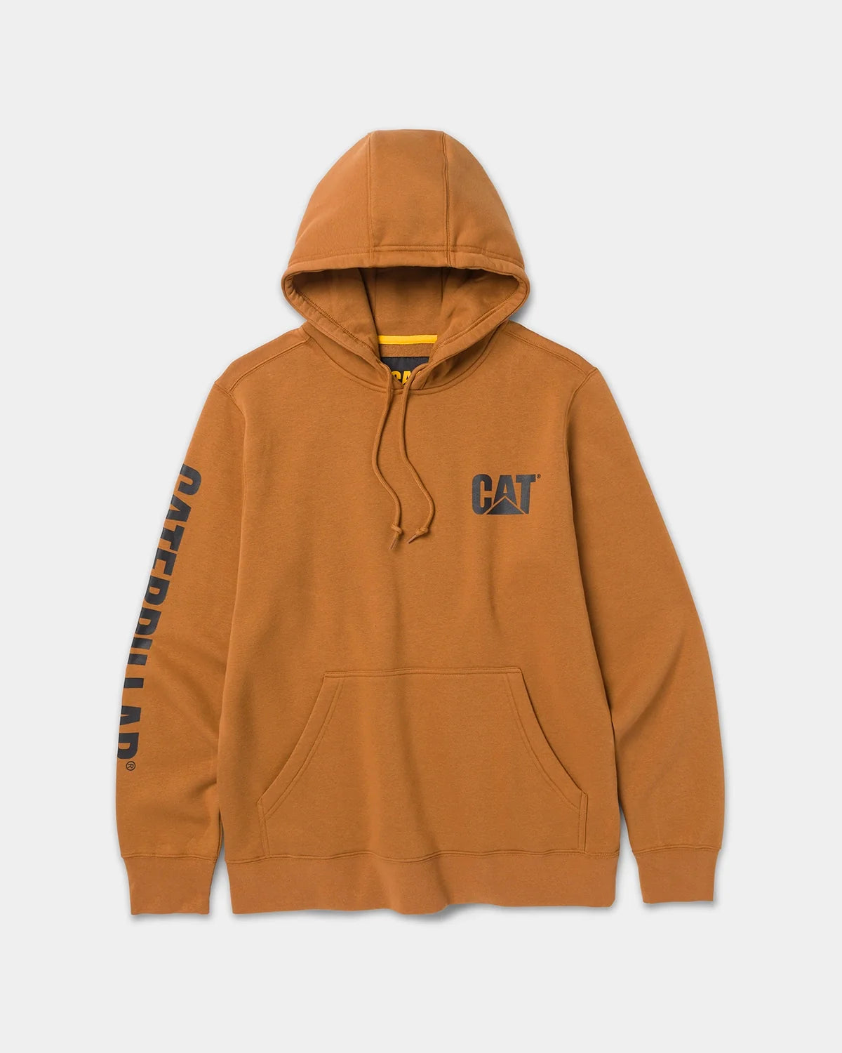 CAT Trademark Banner Pullover Midweight Hoodie 02-08