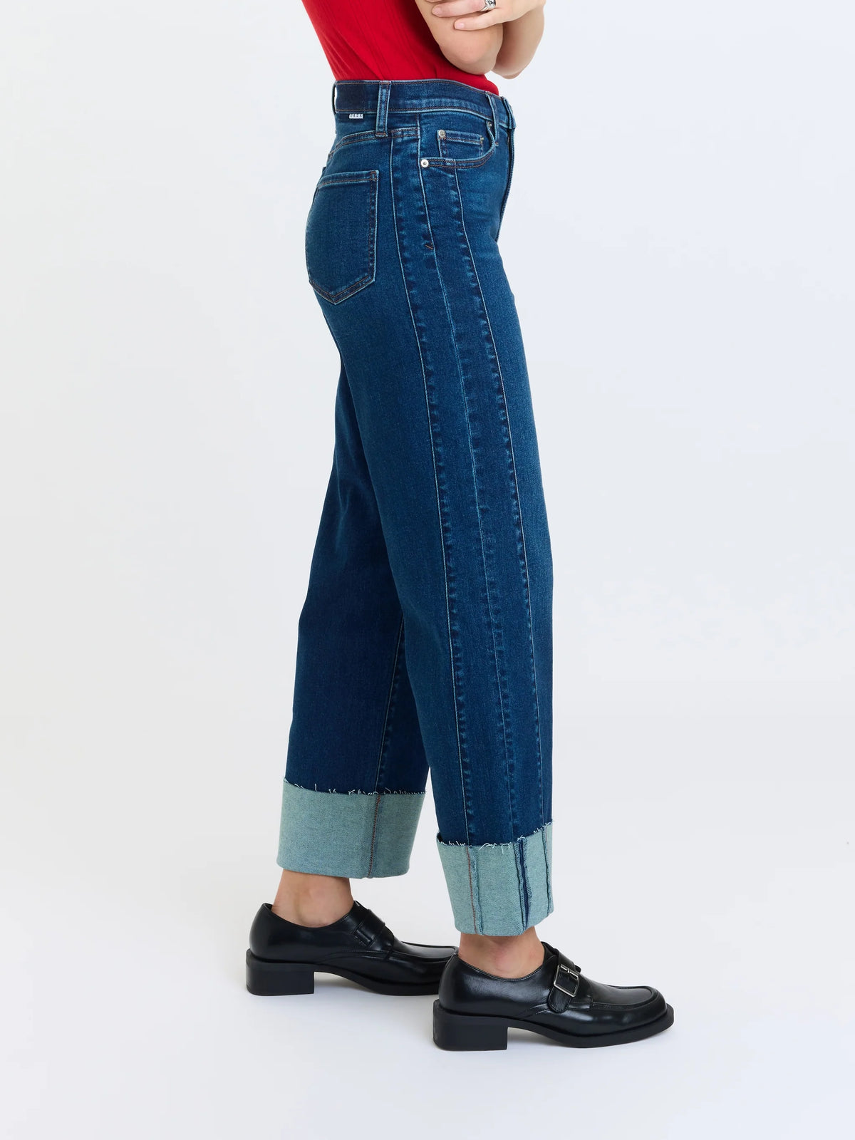 Daze Denim Pleaser High Rise Wide Ankle 02-10