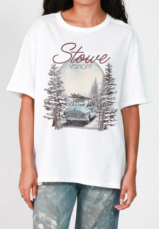 Girl Dangerous Stowe Two Stripe Ringer Tee FN